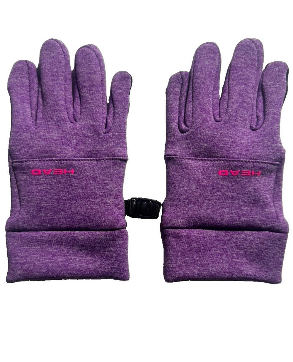 HEAD Youth Purple Touchscreen Running Gloves Size S/P Kids New Without Tags